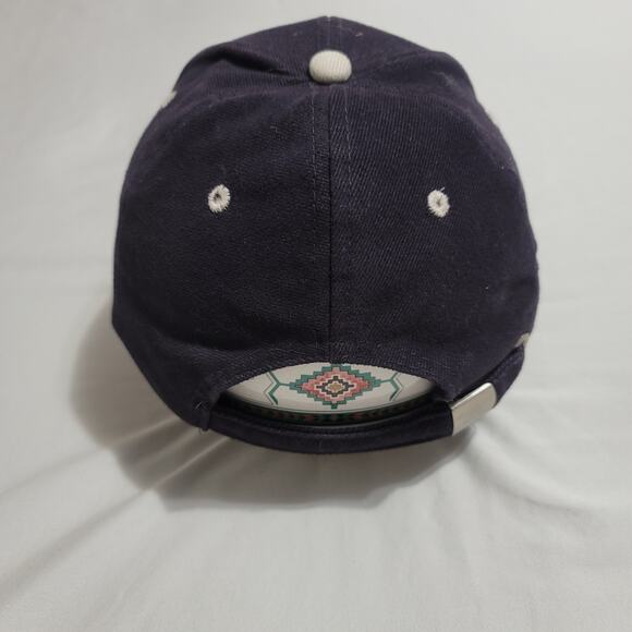 St Andrews Old Course Open 2015 Golf Hat Cap Adjustable Navy Blue Scotland Flag - Picture 3 of 3